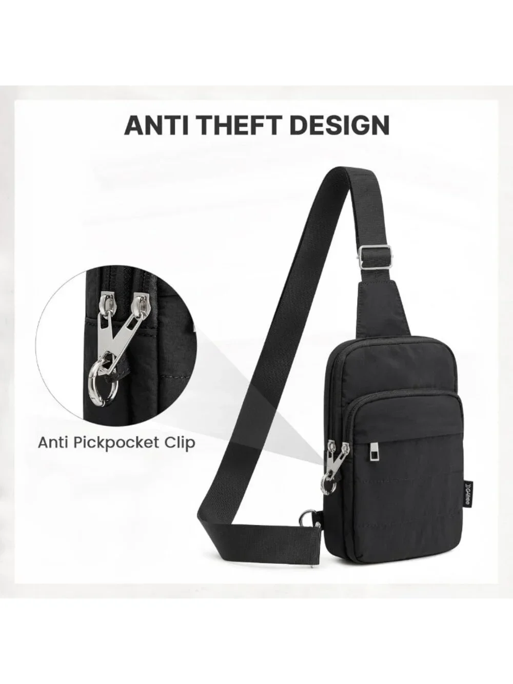Lightweight Anti-Theft Crossbody Bag for Women | RFID Blocking Mini Sling Purse